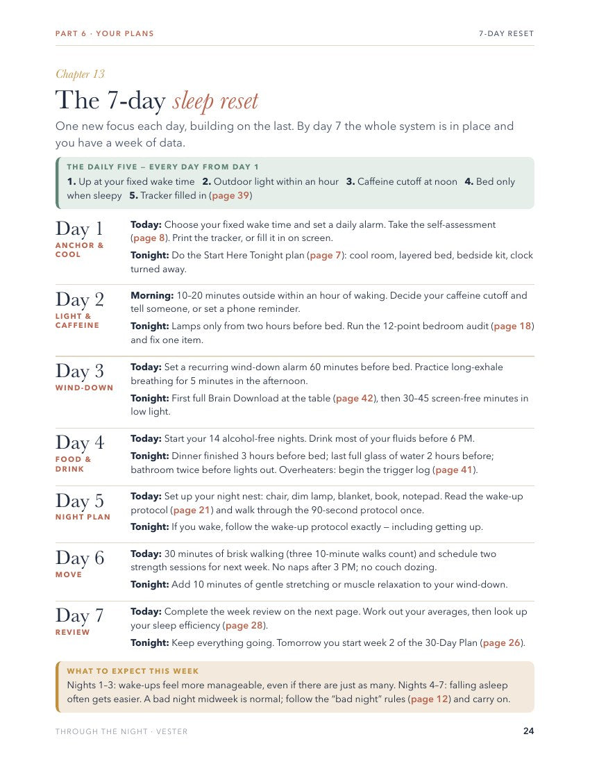 The 7-Day Sleep Reset