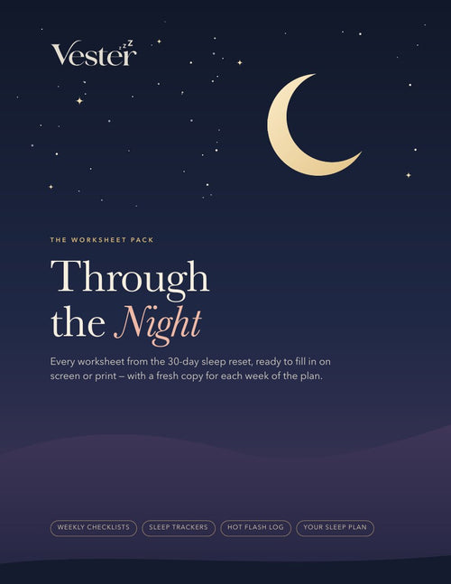 Cover of the Through the Night Worksheet Pack